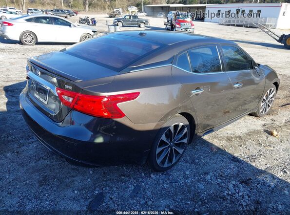 1N4AA6AP6GC385272 2016 NISSAN MAXIMA Коричневый Задняя правая четверть