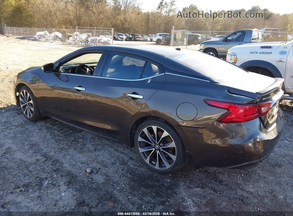 1N4AA6AP6GC385272 2016 NISSAN MAXIMA Коричневый Задняя левая четверть