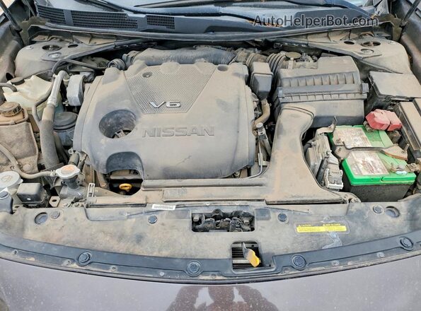 1N4AA6AP6GC425379 2016 NISSAN MAXIMA Brown Rear interior view