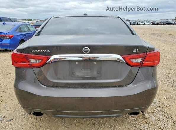 1N4AA6AP6GC425379 2016 NISSAN MAXIMA Brown Rear view