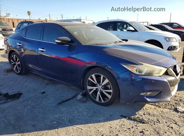 1N4AA6AP7HC442421 2017 NISSAN MAXIMA Blue Przód prawy