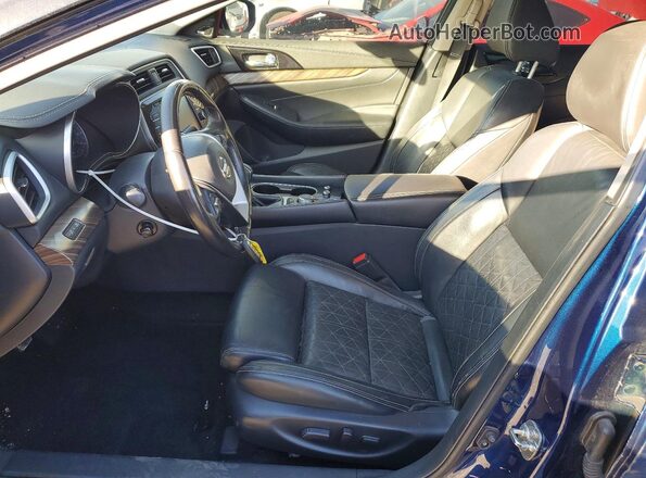 1N4AA6AP7HC442421 2017 NISSAN MAXIMA Blue Widok wnętrza z przodu