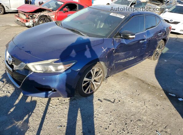1N4AA6AP7HC442421 2017 NISSAN MAXIMA Blue Przód lewy
