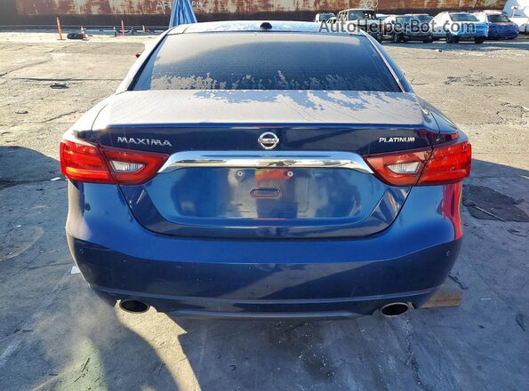 1N4AA6AP7HC442421 2017 NISSAN MAXIMA Blue Widok z tyłu