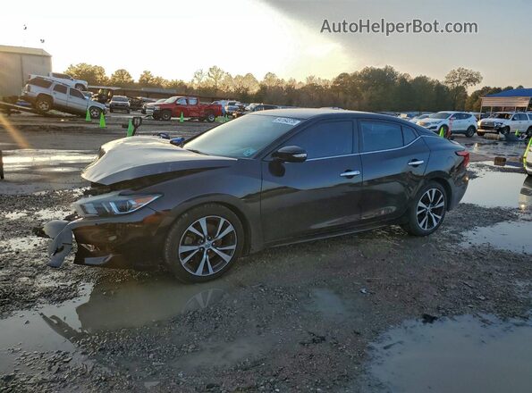 1N4AA6AP8JC378007 2018 NISSAN MAXIMA Black Передня ліва чверть