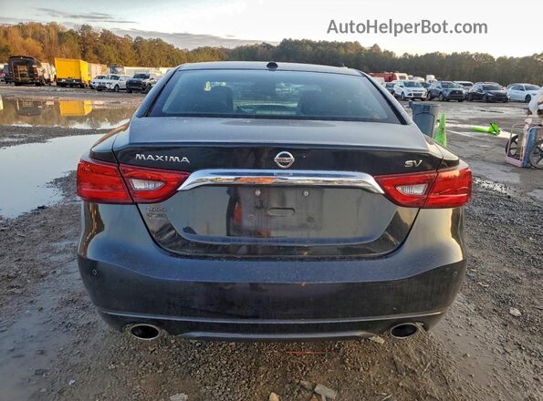 1N4AA6AP8JC378007 2018 NISSAN MAXIMA Black Вид ззаду