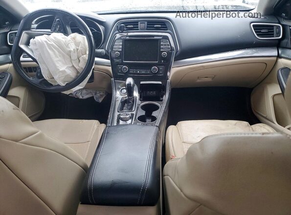 1N4AA6AV3KC362555 2019 NISSAN MAXIMA Black Вид панелі приладів