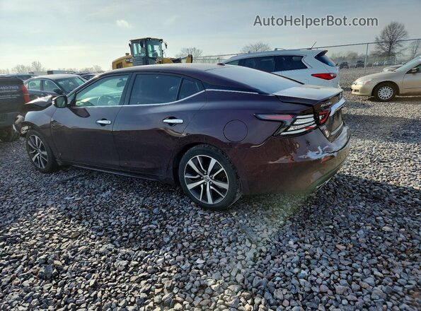 1N4AA6AV4KC361687 2019 NISSAN MAXIMA Burgundy Rear left