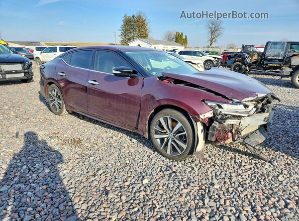 1N4AA6AV4KC361687 2019 NISSAN MAXIMA Burgundy Front right