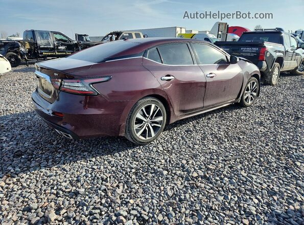 1N4AA6AV4KC361687 2019 NISSAN MAXIMA Burgundy Rear right