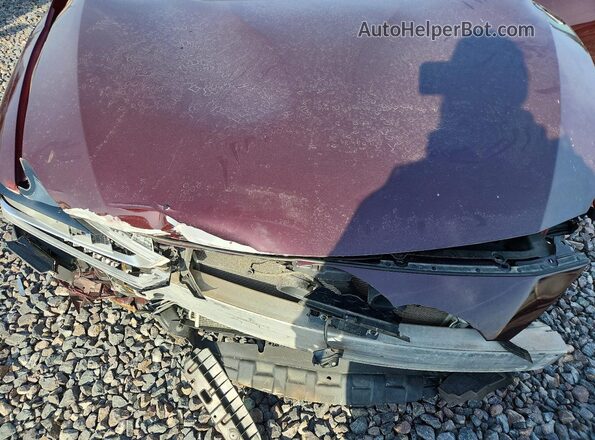 1N4AA6AV4KC361687 2019 NISSAN MAXIMA Burgundy Rear interior view