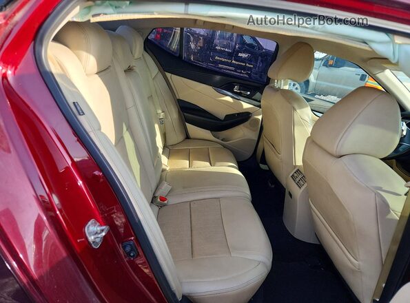 1N4AA6AV4KC361687 2019 NISSAN MAXIMA Burgundy Rear seats view