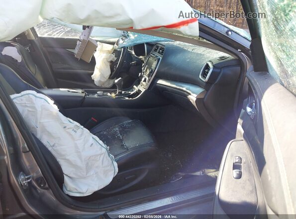 1N4AA6AV4KC364766 2019 NISSAN MAXIMA Серый Вид салона спереди