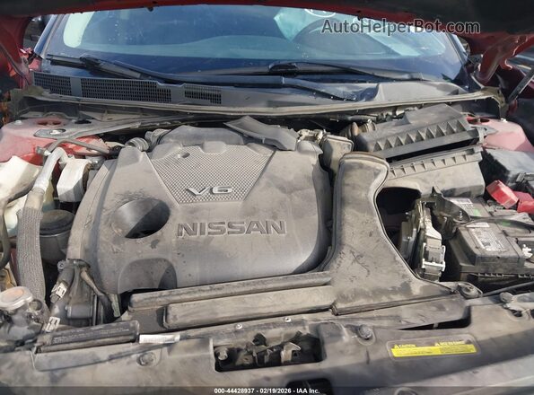 1N4AA6AV5KC376456 2019 NISSAN MAXIMA Красный Вид сзади