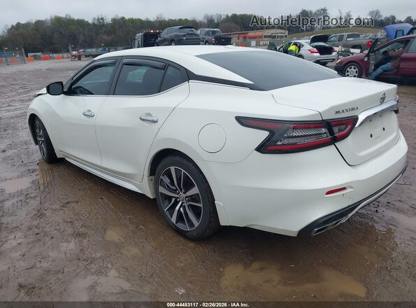 1N4AA6AV6KC370102 2019 NISSAN MAXIMA Белый Задняя левая четверть
