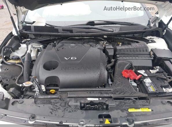 1N4AA6AV6KC370102 2019 NISSAN MAXIMA Белый Вид сзади