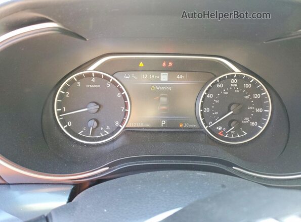 1N4AA6AV7KC373414 2019 NISSAN MAXIMA Gray Вид щитка приладів