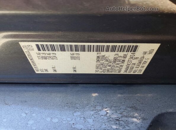 1N4AA6AV7KC373414 2019 NISSAN MAXIMA Gray Вид підкапотного простору