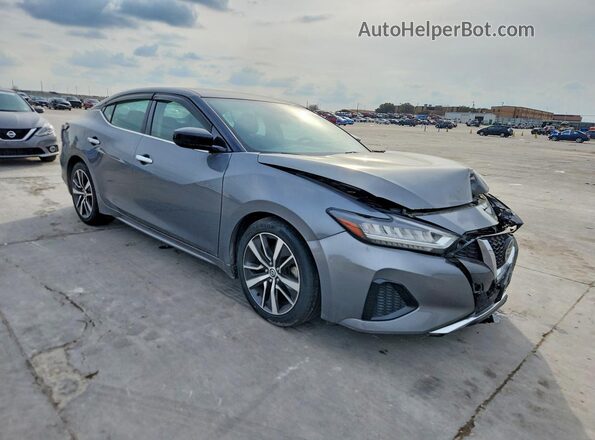 1N4AA6AV7KC381495 2019 NISSAN MAXIMA Серый Передняя правая четверть