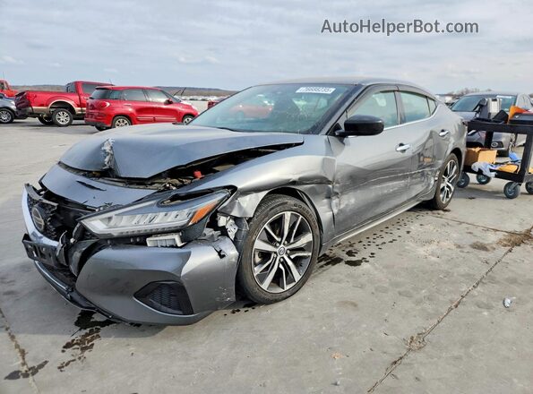 1N4AA6AV7KC381495 2019 NISSAN MAXIMA Серый Передняя левая четверть
