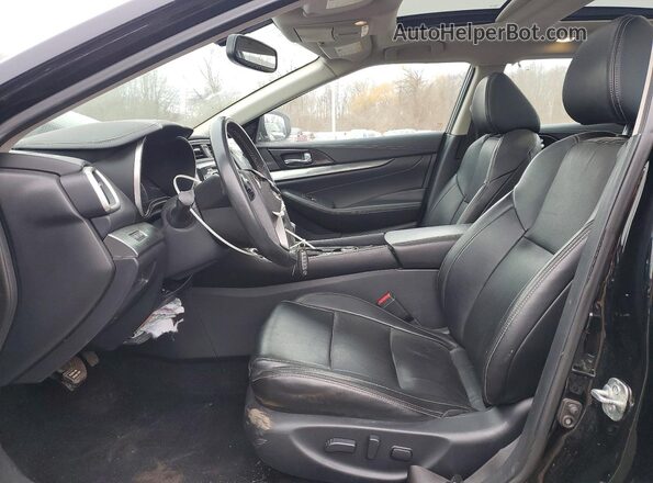 1N4AA6AV7KC382632 2019 NISSAN MAXIMA Черный Вид салона спереди
