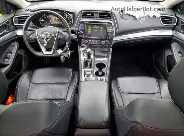 1N4AA6AV7KC382632 2019 NISSAN MAXIMA Черный Вид панели приборов
