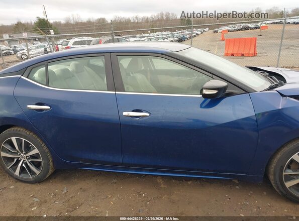 1N4AA6CV4NC508317 2022 NISSAN MAXIMA Синий Вид задней части салона