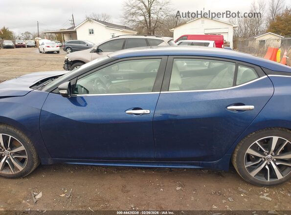 1N4AA6CV4NC508317 2022 NISSAN MAXIMA Синий Панорамный вид салона 360°