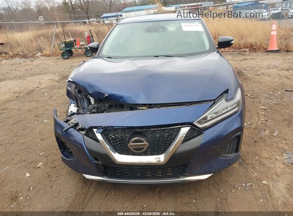 1N4AA6CV4NC508317 2022 NISSAN MAXIMA Синий Вид щитка приборов