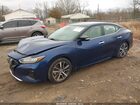 2022 Nissan Maxima Sv Xtronic Cvt Синий vin: 1N4AA6CV4NC508317