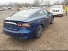 2022 Nissan Maxima Sv Xtronic Cvt Синий vin: 1N4AA6CV4NC508317