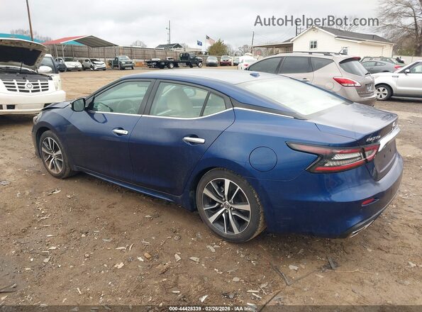 1N4AA6CV4NC508317 2022 NISSAN MAXIMA Синий Задняя левая четверть