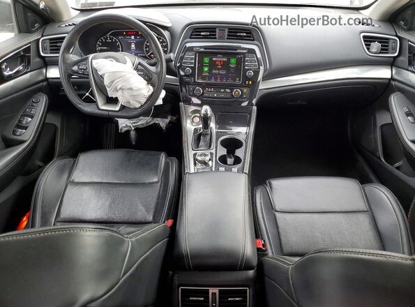 1N4AA6DV2LC383720 2020 NISSAN MAXIMA SL Серебряный Вид панели приборов
