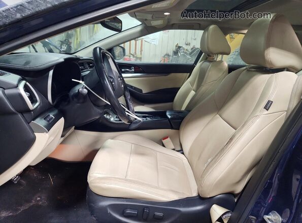 1N4AA6DV4LC376154 2020 NISSAN MAXIMA SL Blue Սալոնի դիմացի տեսք