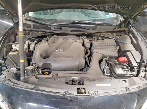 1N4AA6DV8LC371202 2020 NISSAN MAXIMA SL Черный Вид задней части салона