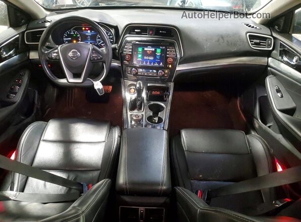 1N4AA6DV8LC371202 2020 NISSAN MAXIMA SL Черный Вид панели приборов
