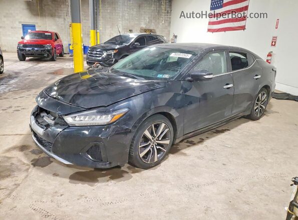 1N4AA6DV8LC371202 2020 NISSAN MAXIMA SL Черный Передняя левая четверть