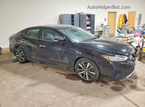 1N4AA6DV8LC371202 2020 NISSAN MAXIMA SL Черный Передняя правая четверть