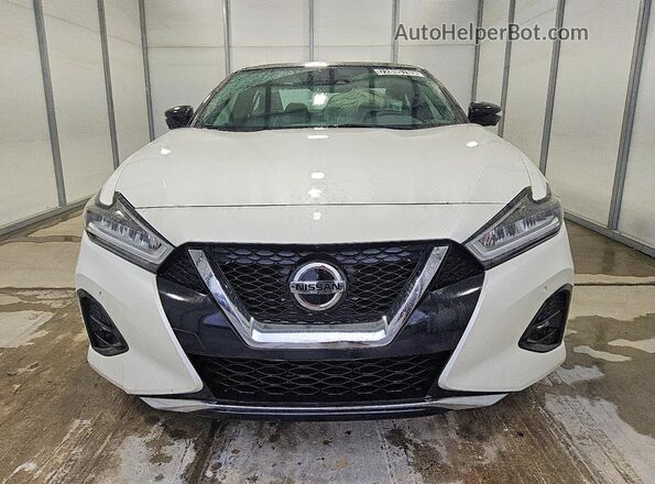 1N4AA6EV0LC374643 2020 NISSAN MAXIMA SR Белый Вид спереди