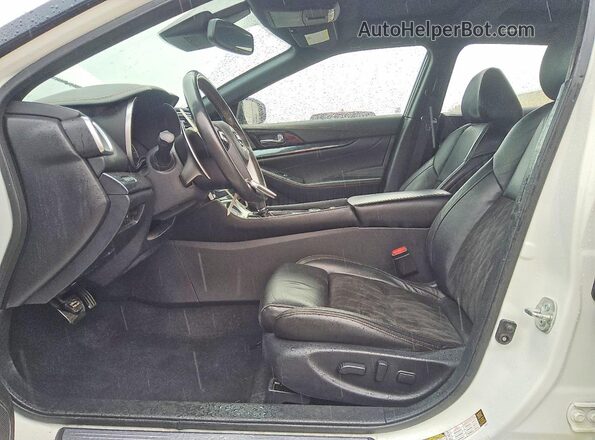 1N4AA6EV0LC374643 2020 NISSAN MAXIMA SR Белый Вид салона спереди
