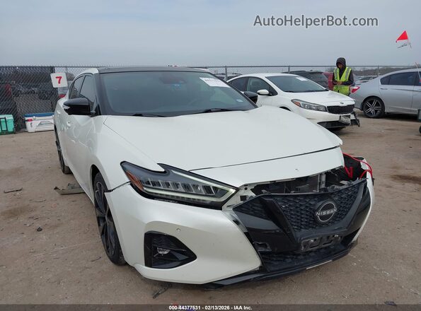 1N4AA6EV2PC508185 2023 NISSAN MAXIMA SR Белый Передняя правая четверть