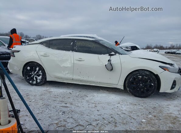 1N4AA6EV6MC503146 2021 NISSAN MAXIMA SR Белый Вид задней части салона