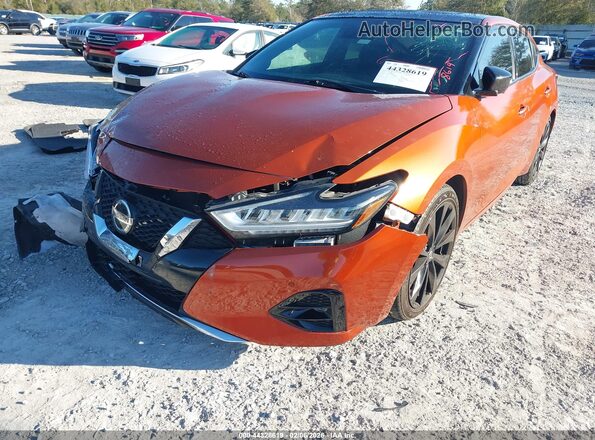 1N4AA6EV9LC374592 2020 NISSAN MAXIMA SR Оранжевый Вид спереди