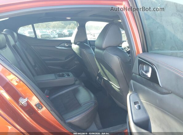 1N4AA6EV9LC374592 2020 NISSAN MAXIMA SR Оранжевый Вид наклейки с VIN-кодом