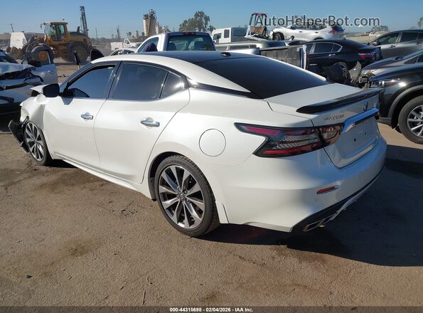 1N4AA6FV0MC501603 2021 NISSAN MAXIMA PLATINUM Белый Задняя левая четверть
