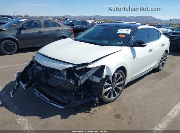 1N4AA6FV1PC505843 2023 NISSAN MAXIMA PLATINUM Белый Передняя левая четверть