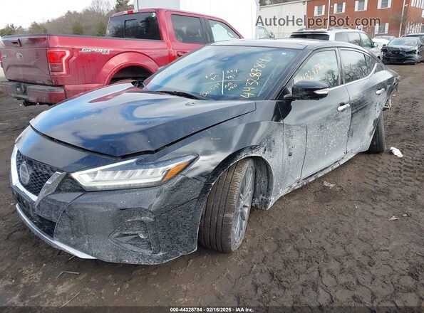 1N4AA6FV2LC385741 2020 NISSAN MAXIMA PLATINUM Черный Передняя левая четверть