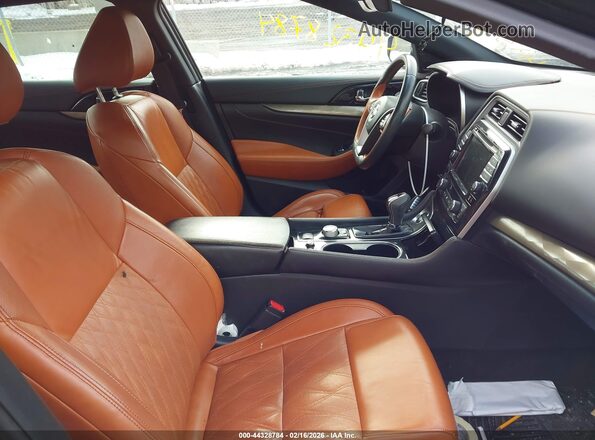 1N4AA6FV2LC385741 2020 NISSAN MAXIMA PLATINUM Черный Вид салона спереди
