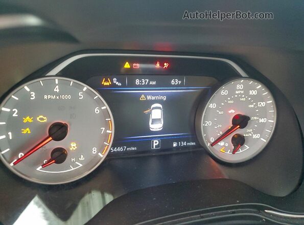 1N4AA6FV3MC511476 2021 NISSAN MAXIMA PLATINUM Серый Вид щитка приборов