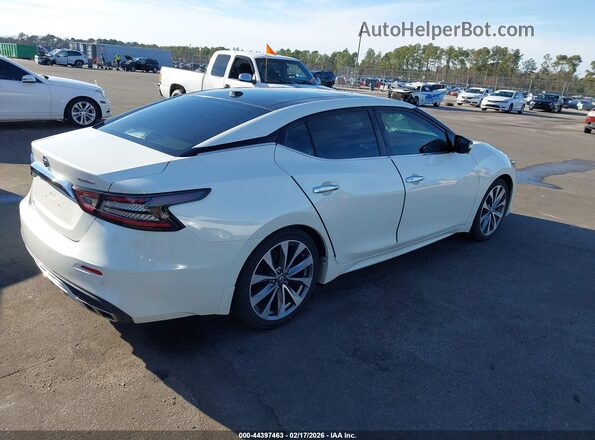 1N4AA6FV7MC511917 2021 NISSAN MAXIMA PLATINUM Белый Задняя правая четверть